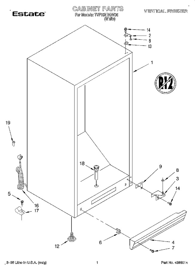 Diagram for TVF15NRGW00