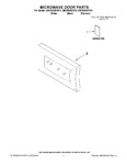 Diagram for 01 - Microwave Door Parts