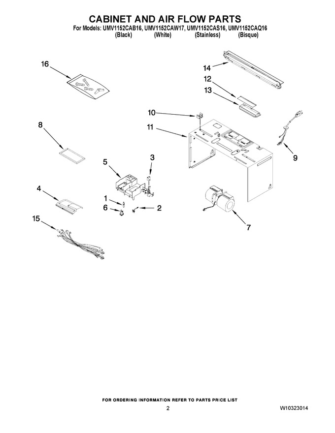 Diagram for UMV1152CAW17