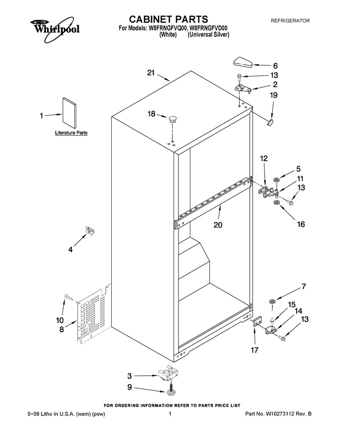 Diagram for W8FRNGFVQ00