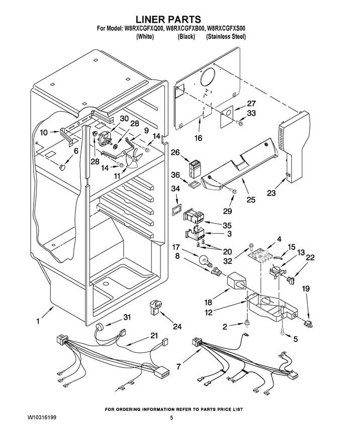 Diagram for W8RXCGFXS00