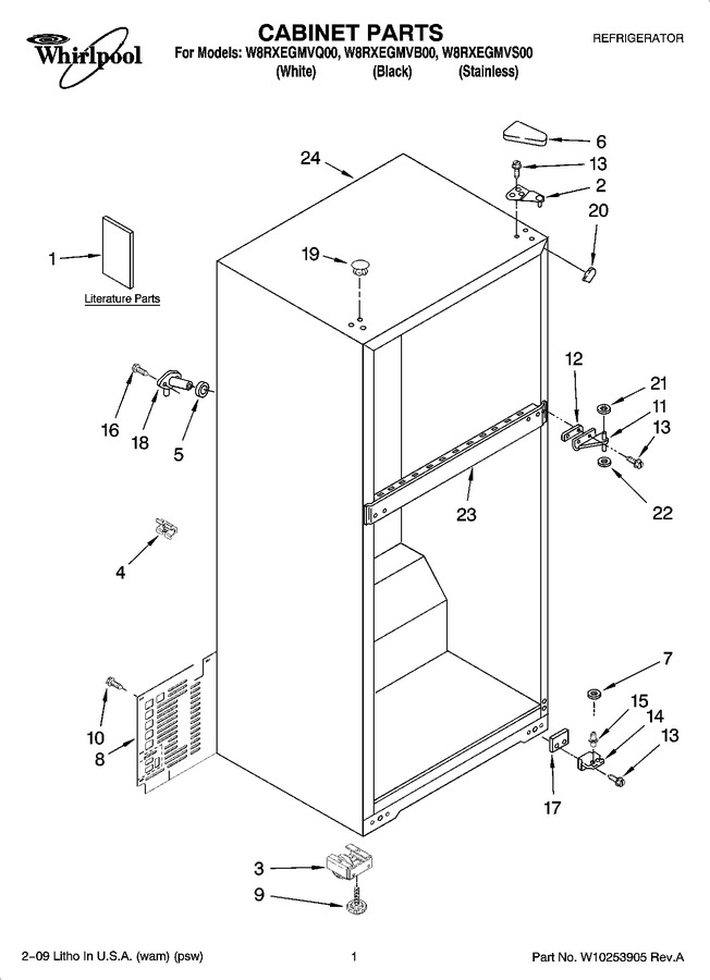 Diagram for W8RXEGMVS00