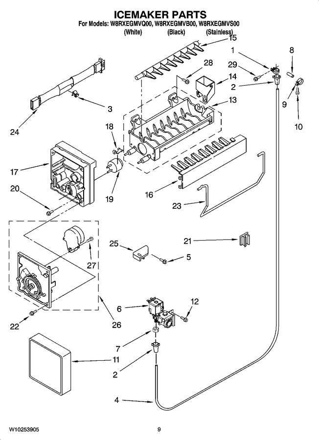 Diagram for W8RXEGMVQ00