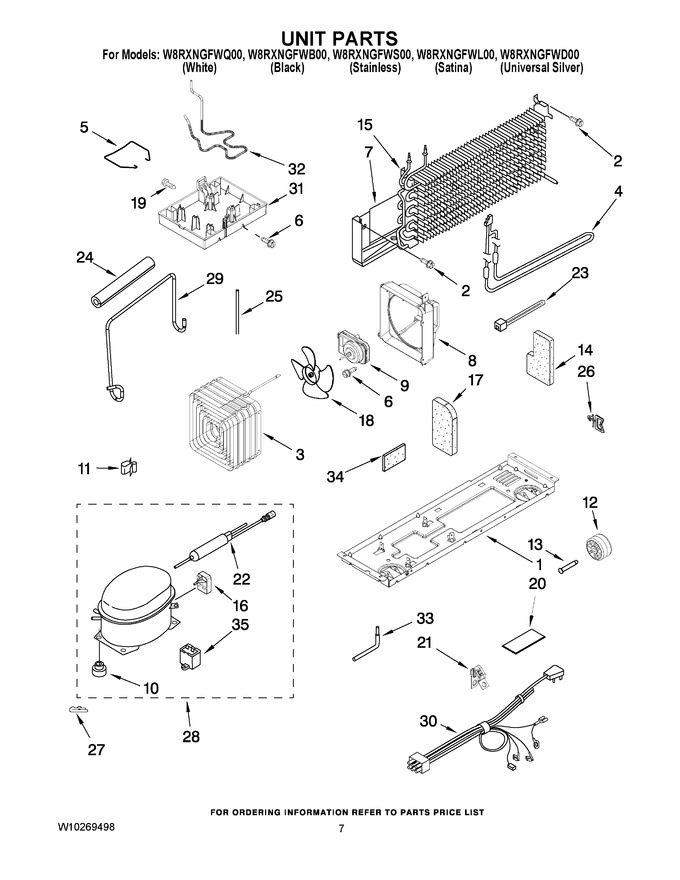 Diagram for W8RXNGFWB00