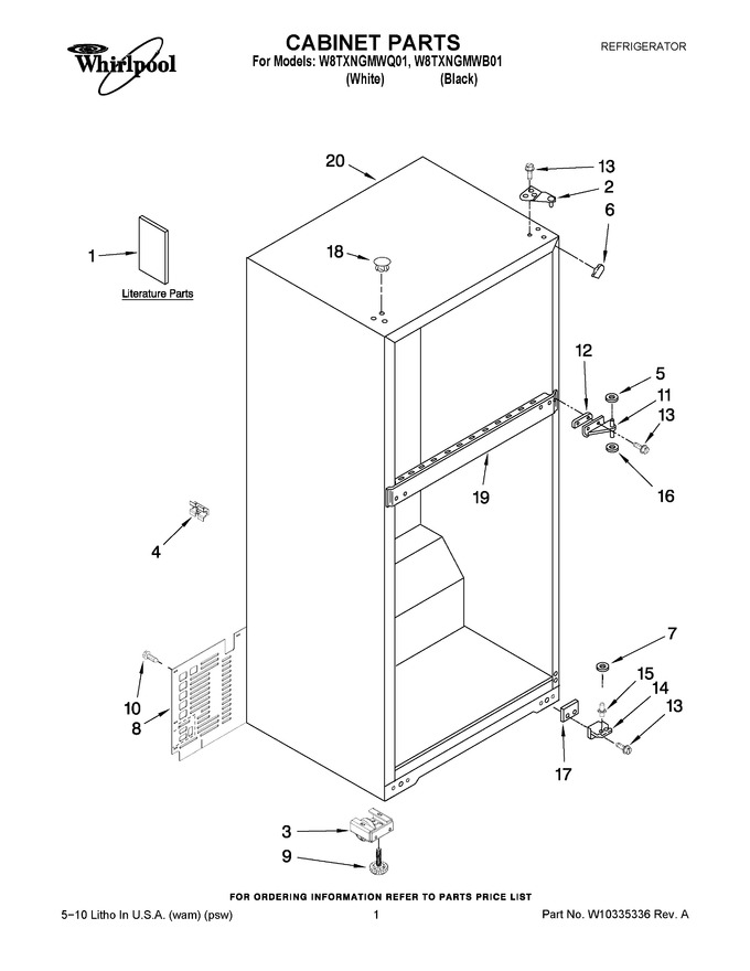 Diagram for W8TXNGMWB01