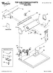 Diagram for 01 - Top And Console Parts