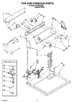 Diagram for 02 - Top And Console Parts