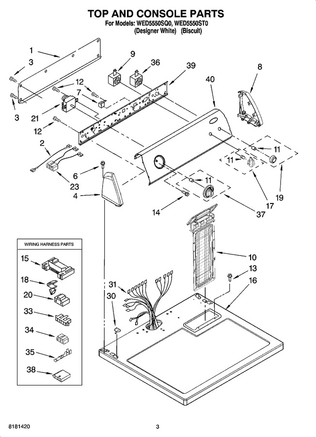 Diagram for WED5550ST0