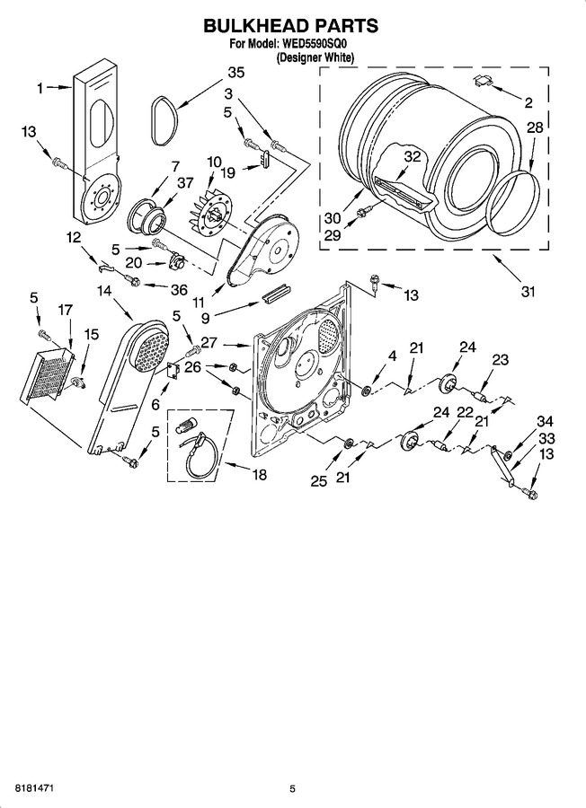 Diagram for WED5590SQ0