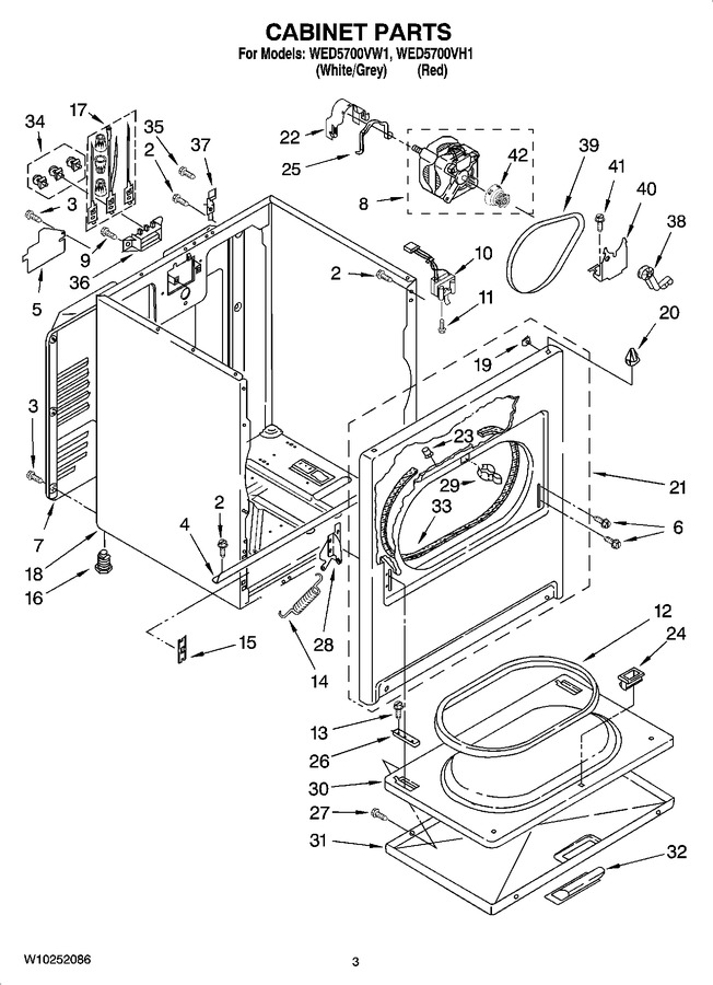 Diagram for WED5700VH1