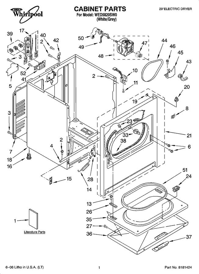 Diagram for WED5820SW0