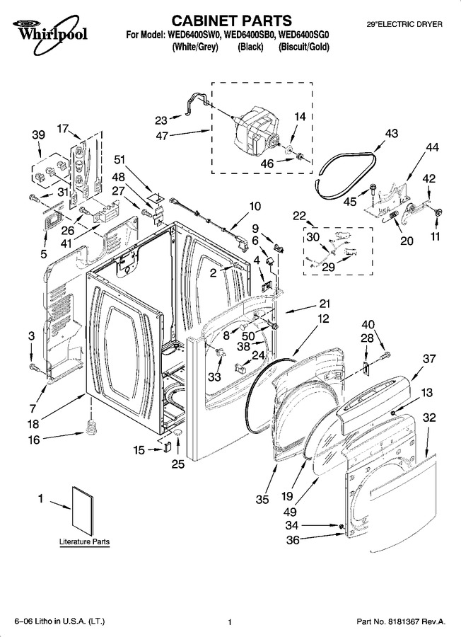 Diagram for WED6400SB0