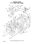 Diagram for 02 - Cabinet Parts