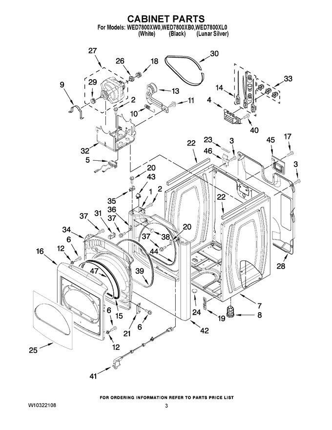 Diagram for WED7800XB0