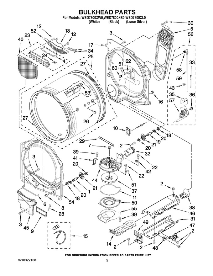 Diagram for WED7800XB0