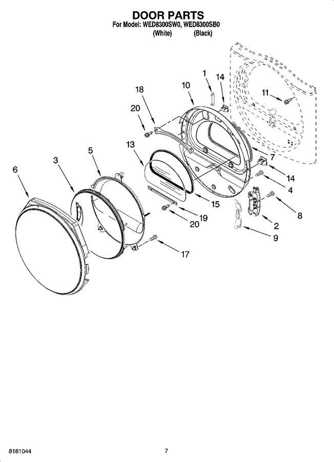 Diagram for WED8300SB0