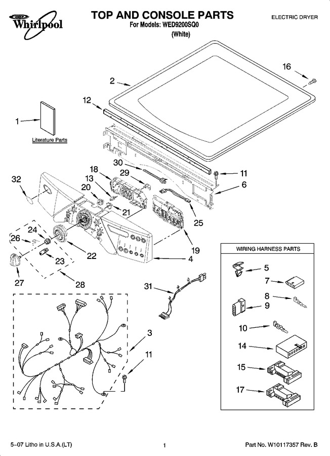 Diagram for WED9200SQ0