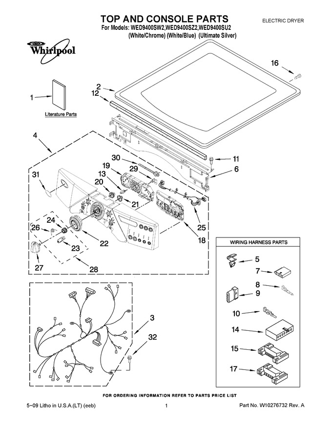 Diagram for WED9400SZ2