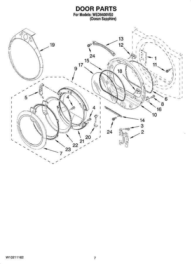 Diagram for WED9400VE0