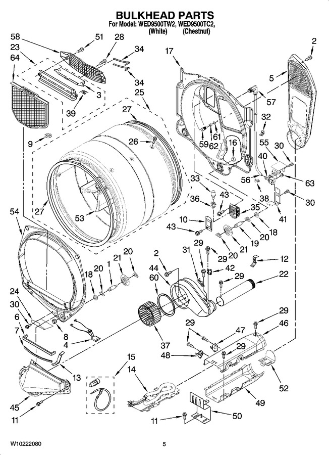 Diagram for WED9500TC2