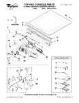 Diagram for 01 - Top And Console Parts