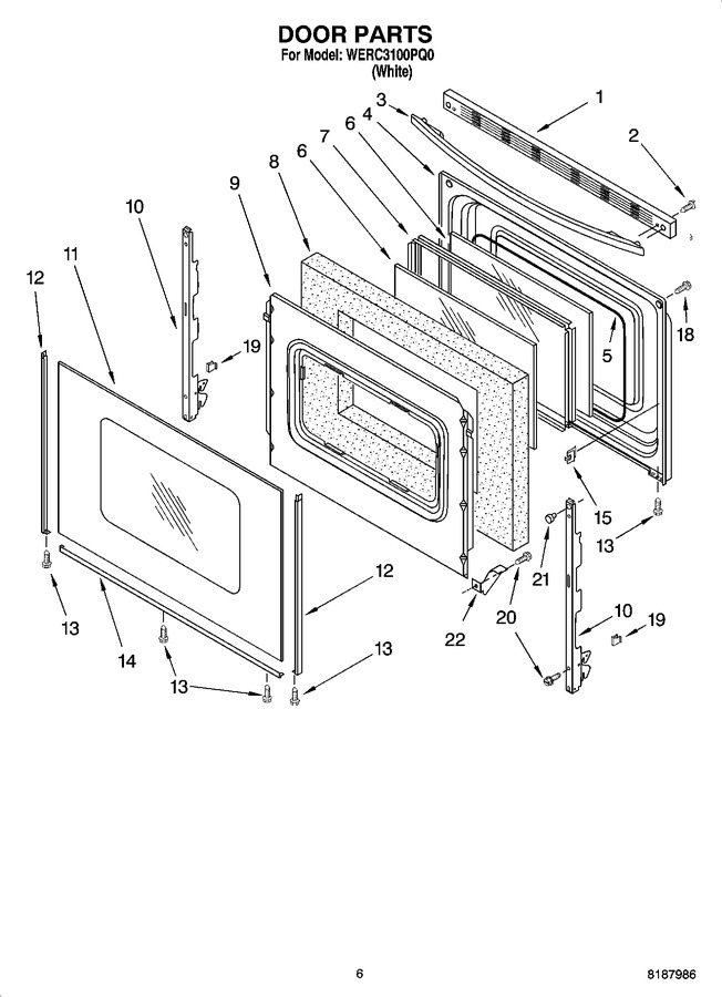 Diagram for WERC3100PQ0