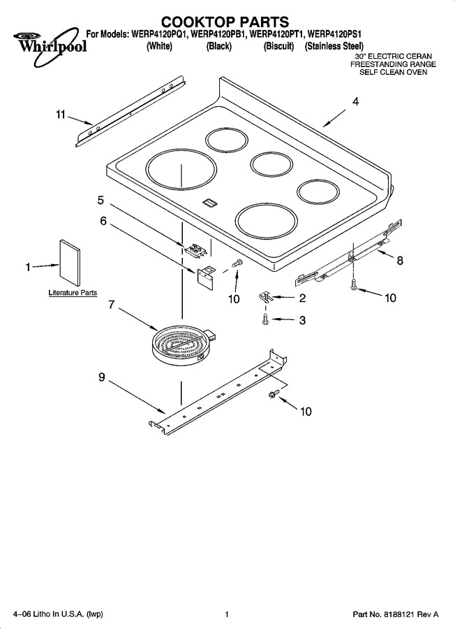 Diagram for WERP4120PQ1