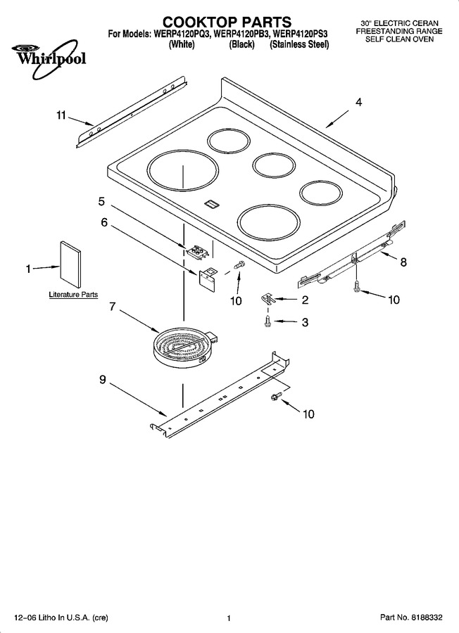 Diagram for WERP4120PB3