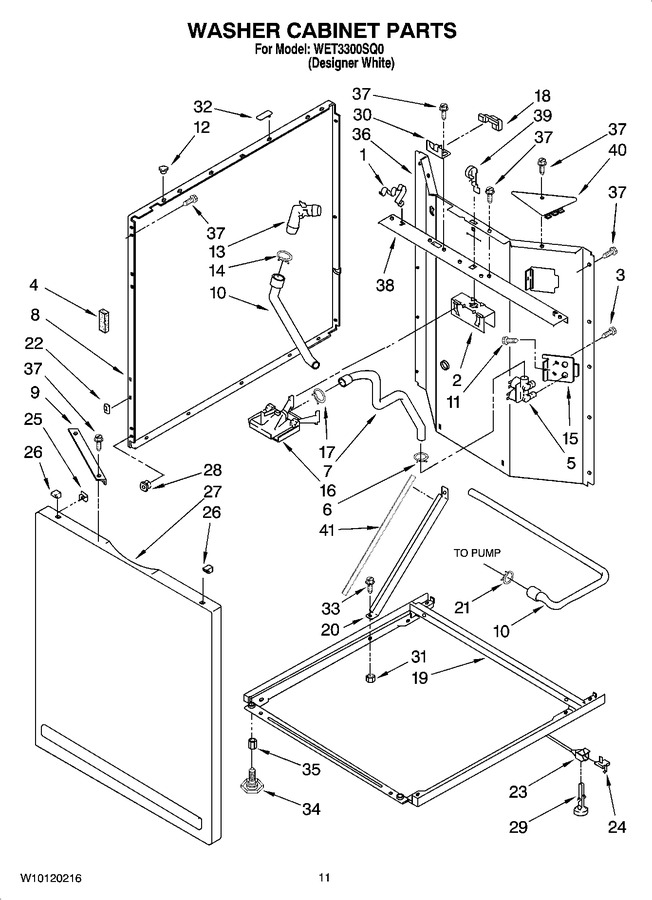 Diagram for WET3300SQ0