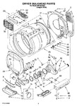 Diagram for 04 - Dryer Bulkhead Parts