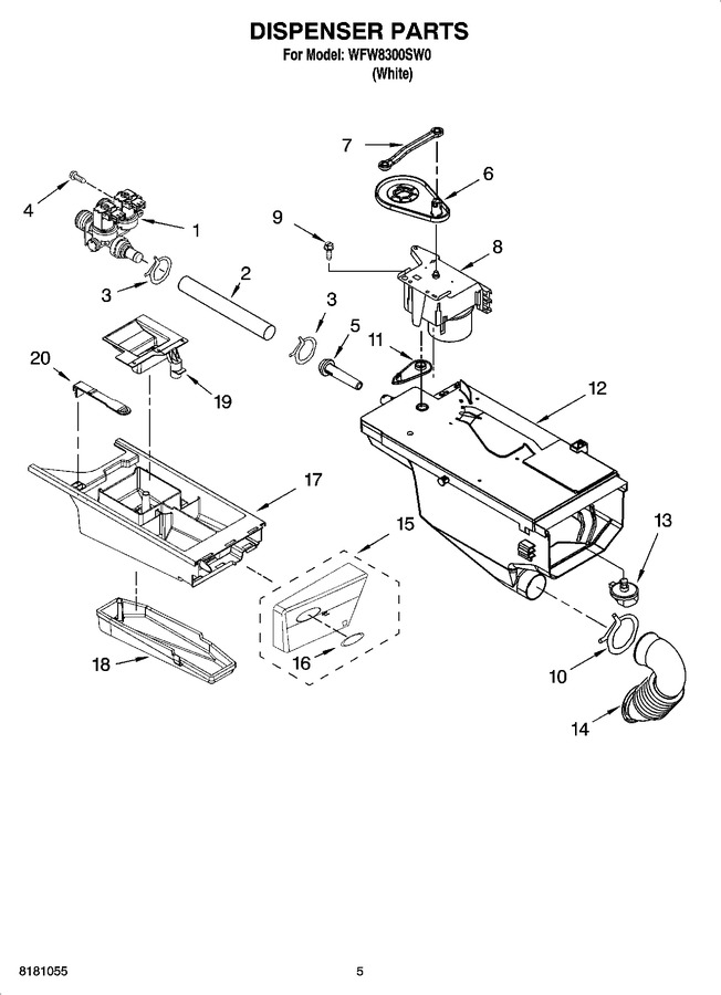 Diagram for WFW8300SW0