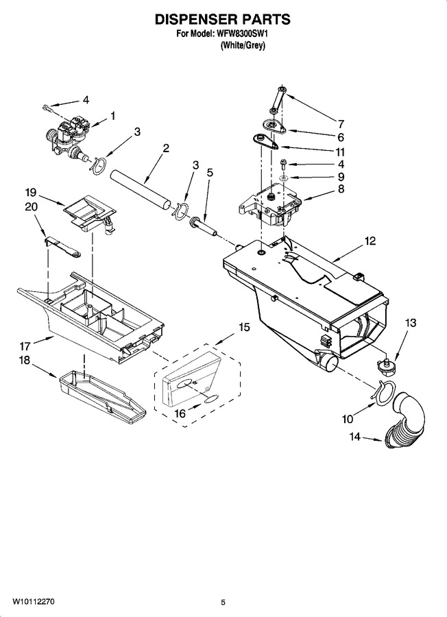 Diagram for WFW8300SW1