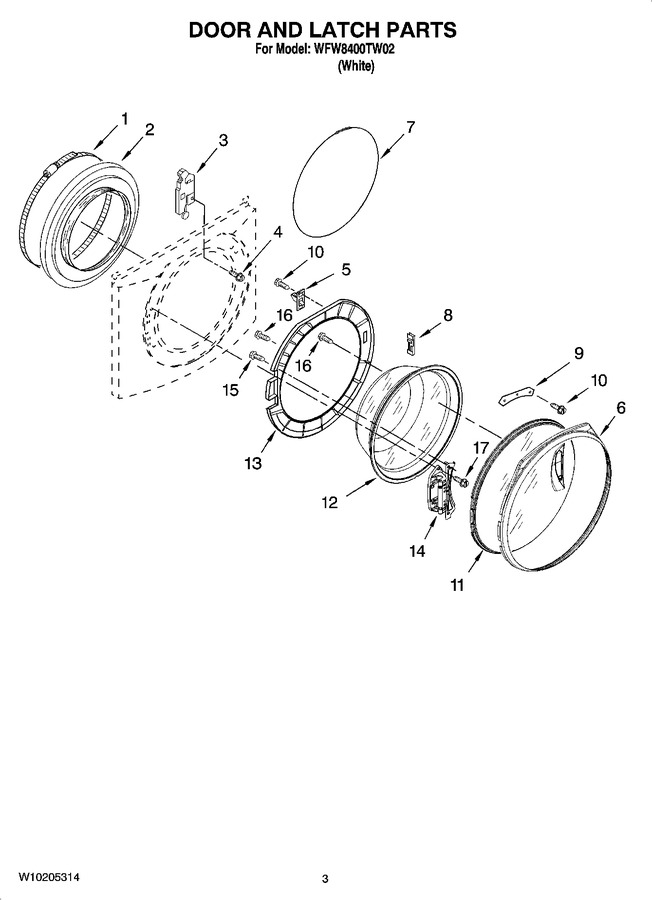 Diagram for WFW8400TW02