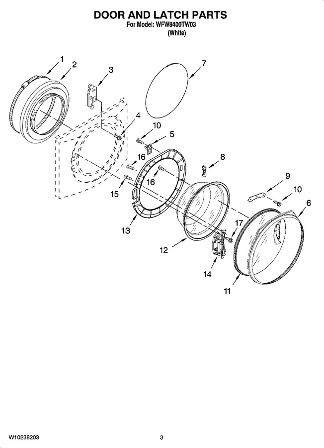 Diagram for WFW8400TW03