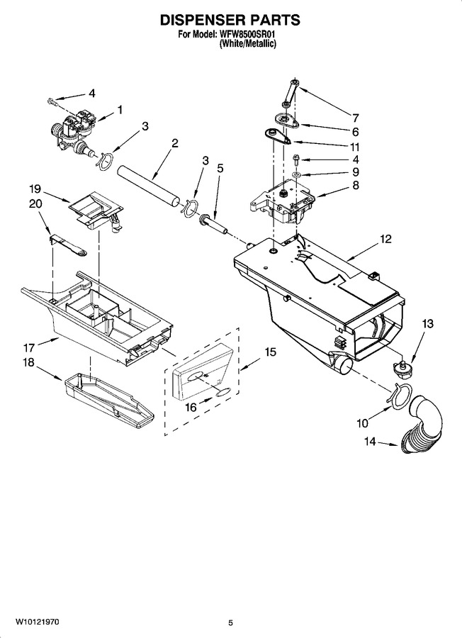 Diagram for WFW8500SR01