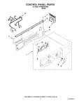 Diagram for 03 - Control Panel Parts