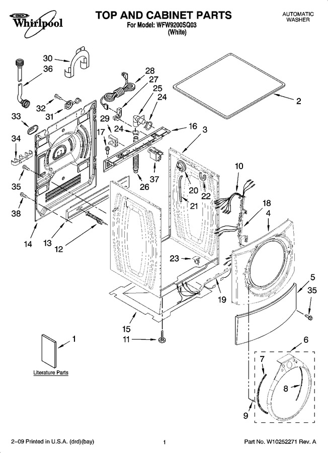 Diagram for WFW9200SQ03