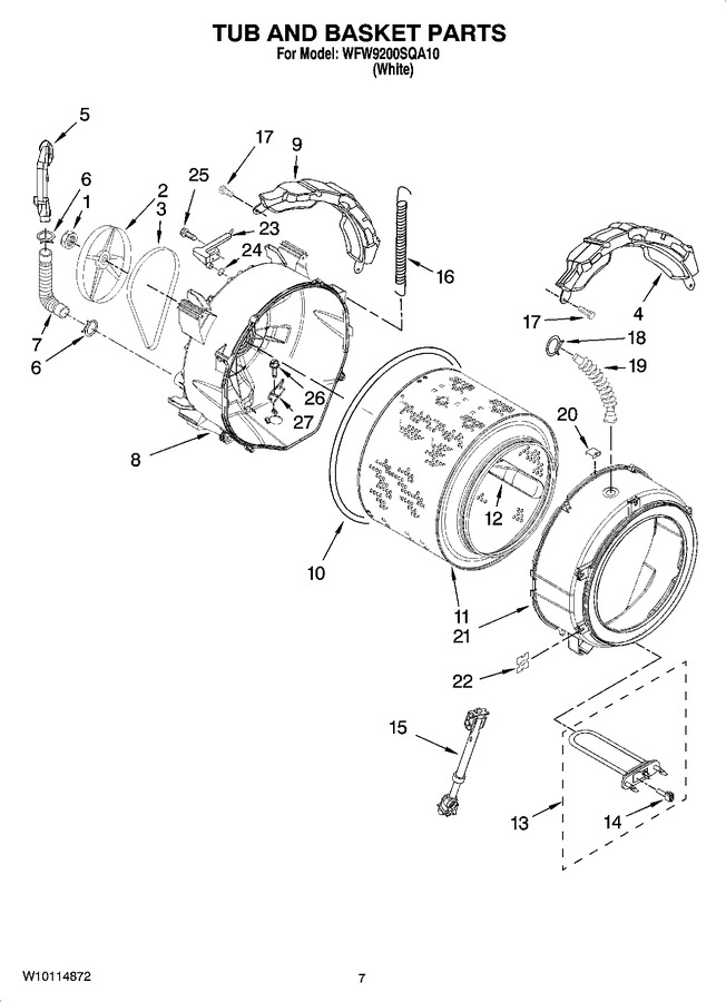 Diagram for WFW9200SQA10