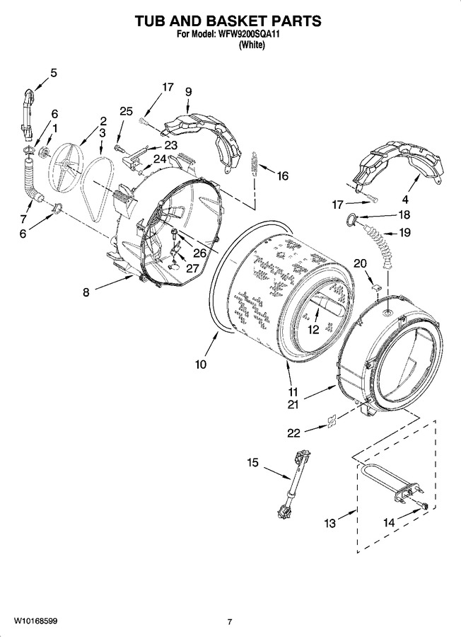 Diagram for WFW9200SQA11