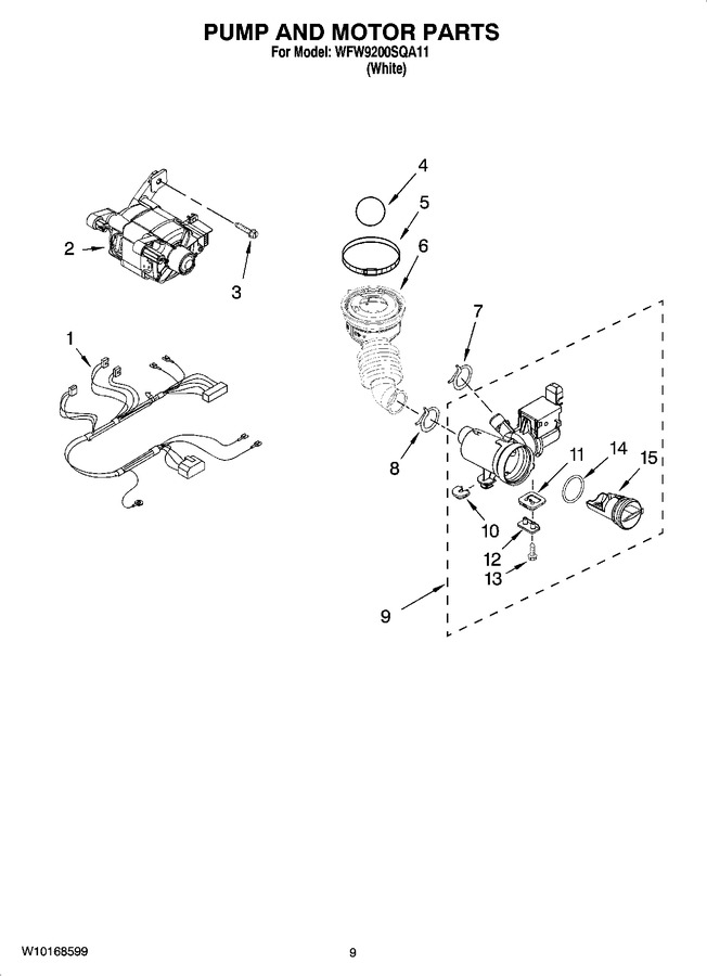 Diagram for WFW9200SQA11