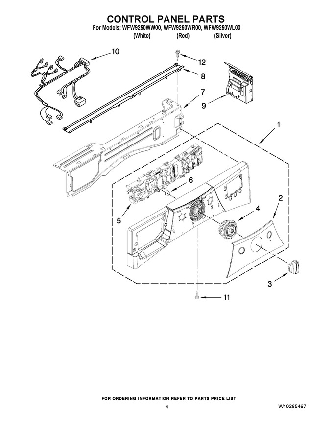 Diagram for WFW9250WR00