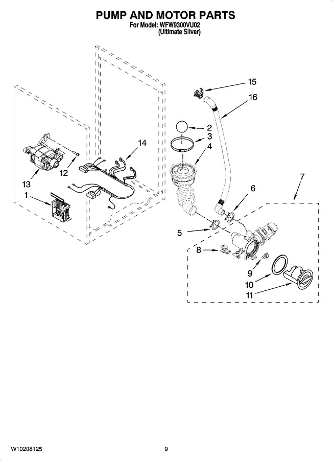 Diagram for WFW9300VU02