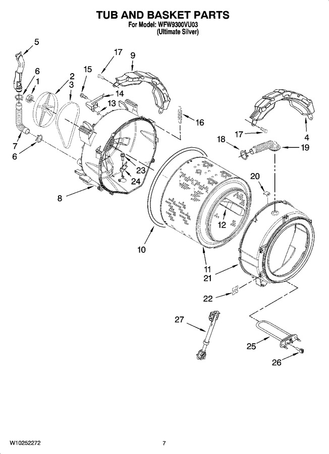 Diagram for WFW9300VU03