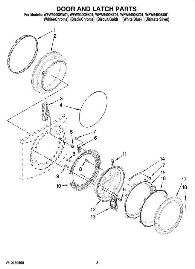 Diagram for WFW9400SU01