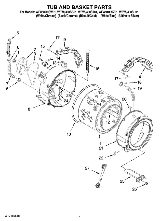 Diagram for WFW9400ST01