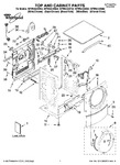 Diagram for 01 - Top And Cabinet Parts