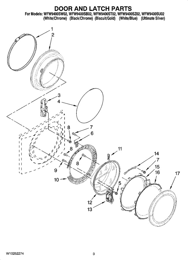 Diagram for WFW9400SW02