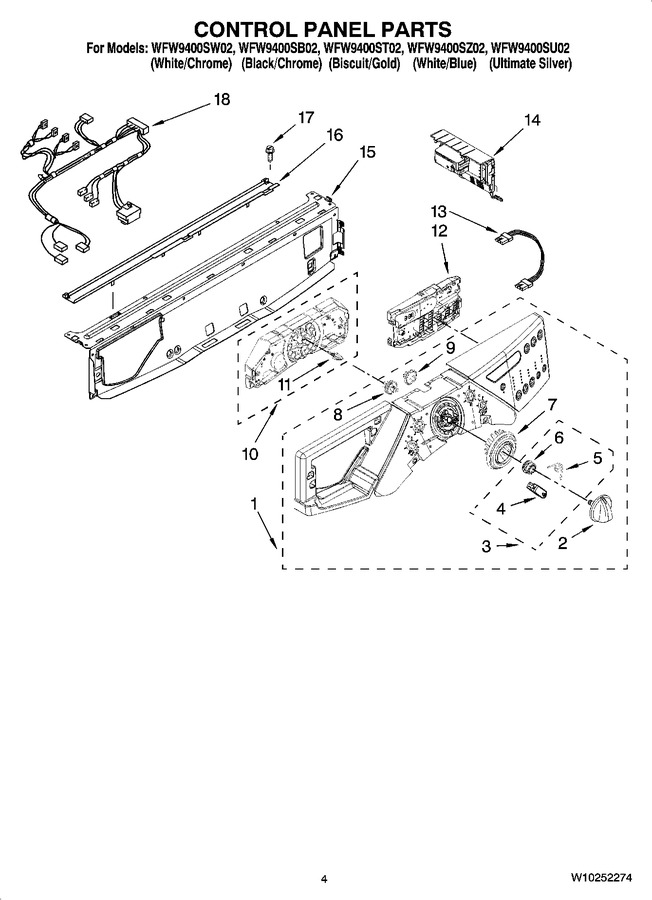 Diagram for WFW9400SW02