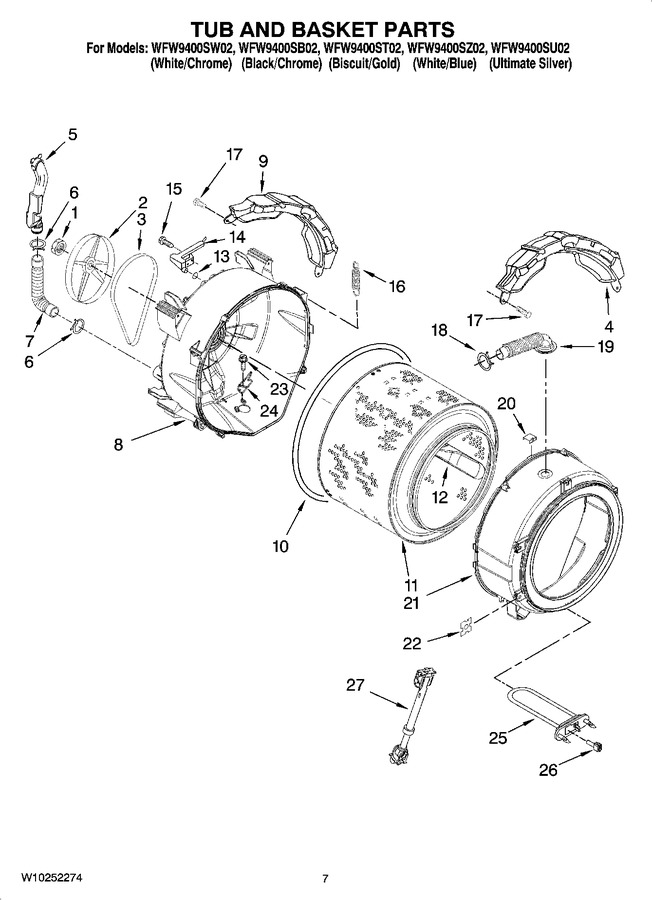 Diagram for WFW9400SW02