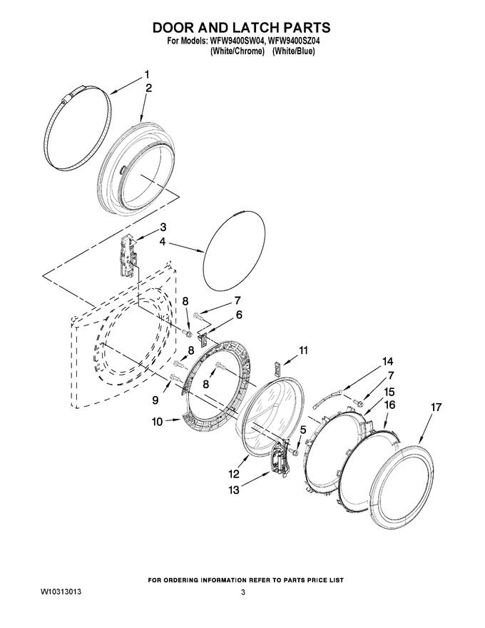 Diagram for WFW9400SW04